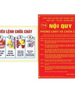 bảng nội quy tiêu lệnh pccc