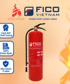 Bình chữa cháy bột 8kg Fico