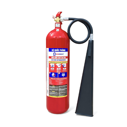 Bình chữa cháy co2 5kg Bộ quốc phòng 83MEC